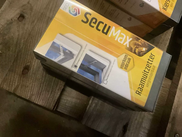Secumax - raamuitzetter binnendraaiend - 721 wit - raam en deurbeslag (2x) - afbeelding 3 van  5
