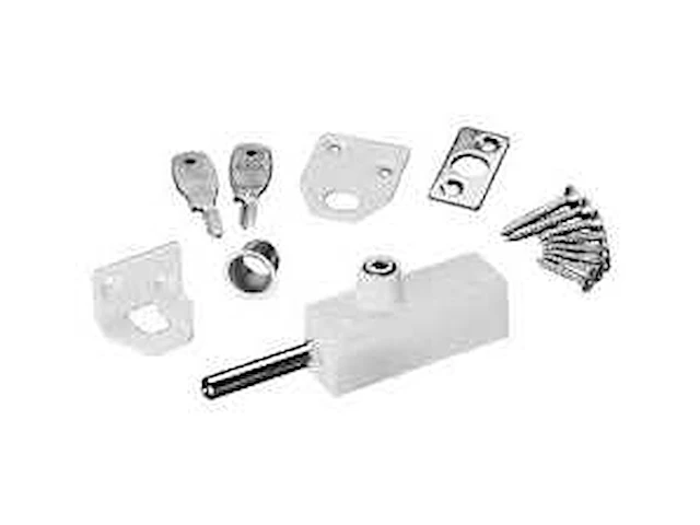 Secumax - schuifpuislot - 807 wit - raam en deurbeslag (2x) - afbeelding 1 van  4