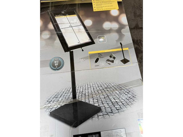 Securit - menu kaart led display - overige restaurantinrichting - afbeelding 2 van  3