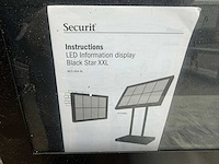 Securit - menu kaart wall led display - overige restaurantinrichting - afbeelding 2 van  3