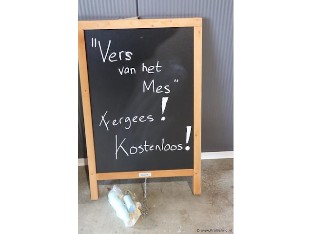 Securit woody stoepbord krijtbord sbd-bl-85 - afbeelding 2 van  5