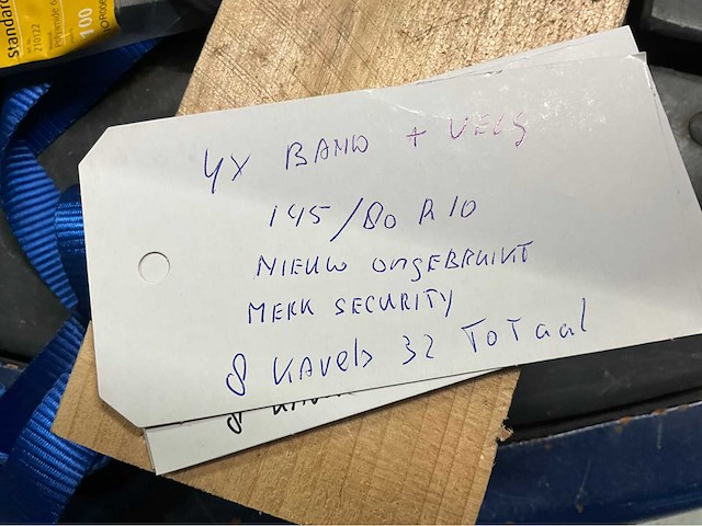 Security banden + velgen (4x) - afbeelding 9 van  9