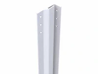 Secustrip - anti-inbraakstrip - basic 2050mm voordeur binnendraaiend wit - deurbeslag ramen en deuren (2x)
