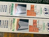 Secustrip - anti-inbraakstrip - plus 2115 mm achterdeur buitendraaiend terugligging 0-6mm wit - deurbeslag ramen en deuren (2x) - afbeelding 3 van  3