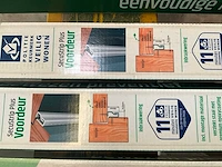 Secustrip - anti-inbraakstrip - plus 2300mm voordeur binnendraaiend zwartgrijs - deurbeslag ramen en deuren (2x) - afbeelding 3 van  3