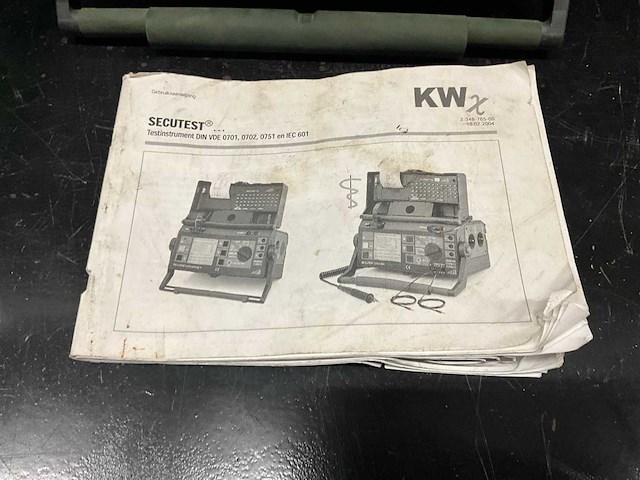 Secutest 0701/0702s ii testinstrument - afbeelding 4 van  5