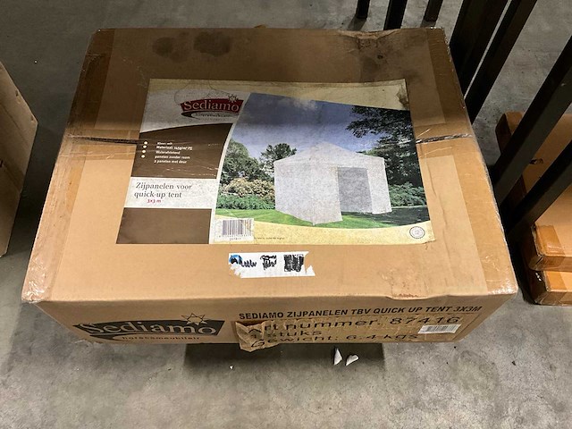 Sediamo 3x3 zijpanelen quick up tent zijpanelen voor partytent - afbeelding 1 van  3