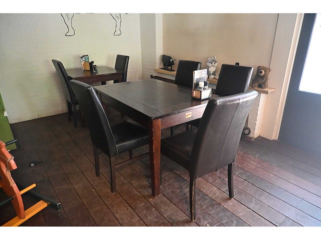 Sediamo complete set restaurantmeubilair bestaande uit 14 restauranttafels en 44 restaurantstoelen (set 2) - afbeelding 6 van  13