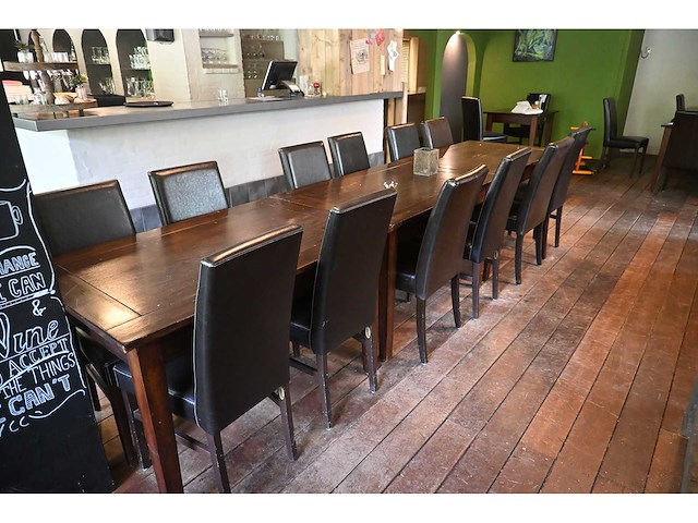 Sediamo complete set restaurantmeubilair bestaande uit 14 restauranttafels en 44 restaurantstoelen (set 2) - afbeelding 7 van  13