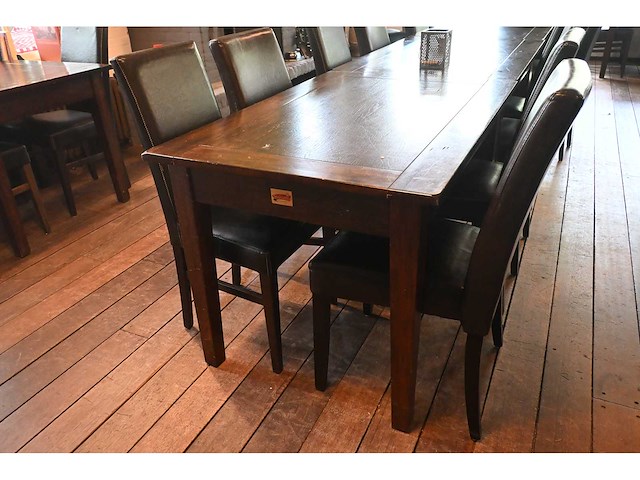 Sediamo complete set restaurantmeubilair bestaande uit 14 restauranttafels en 44 restaurantstoelen (set 2) - afbeelding 10 van  13