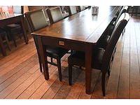 Sediamo complete set restaurantmeubilair bestaande uit 14 restauranttafels en 44 restaurantstoelen (set 2) - afbeelding 10 van  13