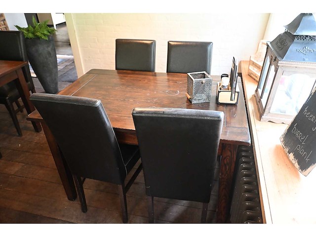 Sediamo complete set restaurantmeubilair bestaande uit 14 restauranttafels en 55 restaurantstoelen (set 1) - afbeelding 4 van  13