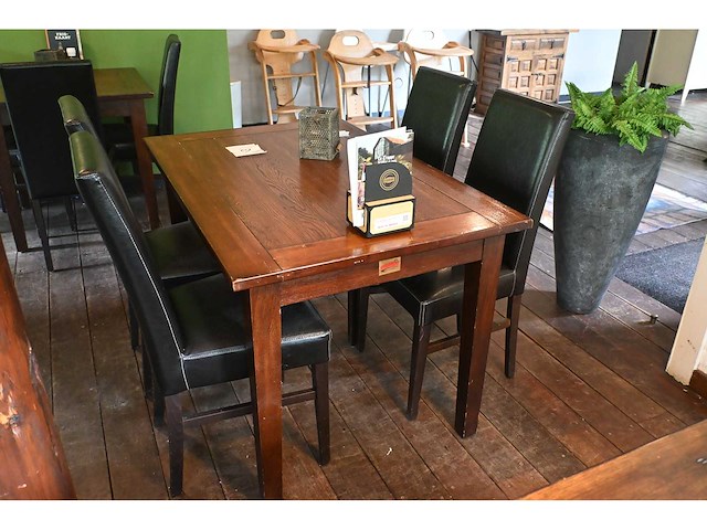 Sediamo complete set restaurantmeubilair bestaande uit 14 restauranttafels en 55 restaurantstoelen (set 1) - afbeelding 5 van  13