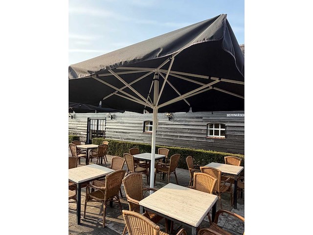 Sediamo horeca parasol 400x400 cm - ongebruikt - afbeelding 3 van  4
