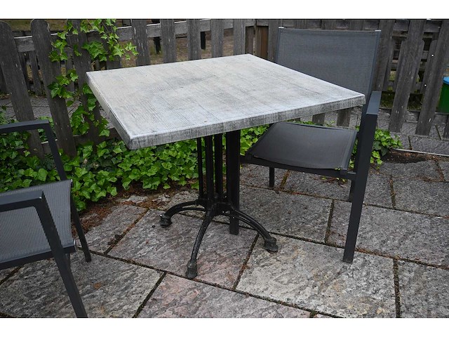 Sediamo terrasset bestaande uit 9 terrastafels en 36 terrasstoelen - afbeelding 6 van  8