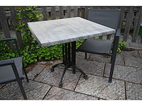 Sediamo terrasset bestaande uit 9 terrastafels en 36 terrasstoelen - afbeelding 6 van  8