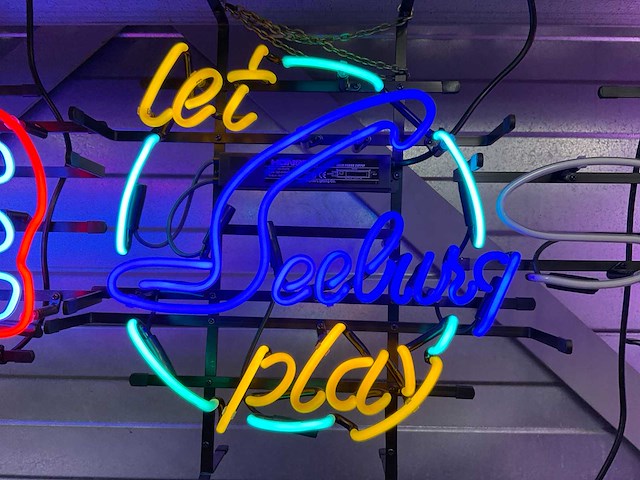 Seeburg glas neon decoratie - afbeelding 2 van  2