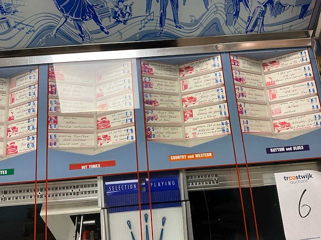 Seeburg stereophonic select-o-matic jukebox - afbeelding 6 van  10