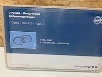 Seeger box met diverse borgringen 170 stuks (2x) - afbeelding 1 van  3