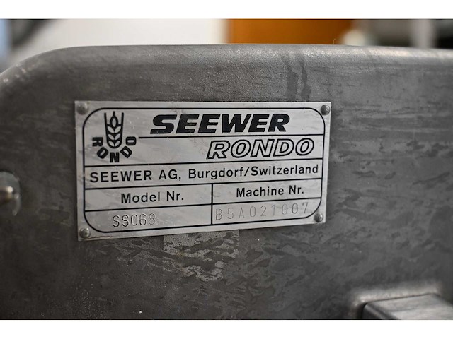 Seewer rondo automat sso 68 uitrolmachine - afbeelding 3 van  15