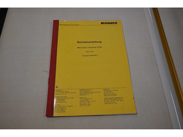 Seewer rondo automat sso 68 uitrolmachine - afbeelding 4 van  15