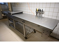 Seewer rondo sft 261 a rvs croissant uitrol snijtafel - afbeelding 4 van  12