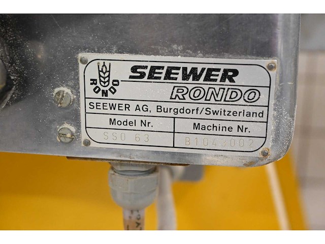 Seewer rondo sso 63 uitrolmachine - afbeelding 3 van  8