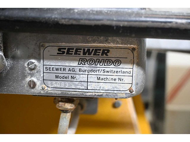 Seewer rondo sso 63 uitrolmachine - afbeelding 6 van  10