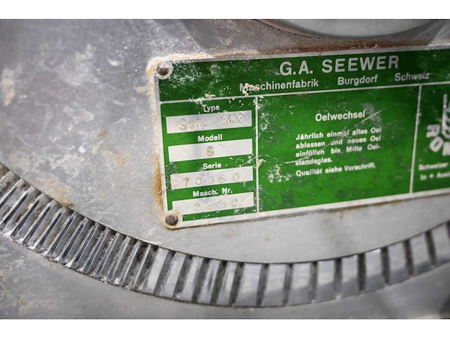 Seewer rondo syn. 503s uitrolmachine - afbeelding 4 van  5
