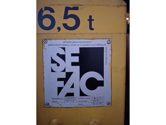 Sefac - vrachtwagen mobiele hefkolommen 4 st 6,5ton - 1987 - afbeelding 4 van  11