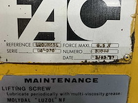 Sefac - vrachtwagen mobiele hefkolommen 4 st 6,5ton - 1987 - afbeelding 8 van  11