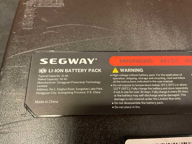 Segway 4830 li-ion battery pack - afbeelding 4 van  5