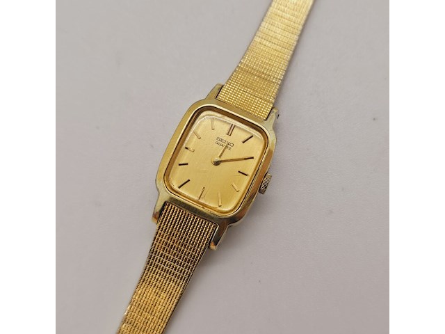 Seiko 2c20-5320 dameshorloge met goudkeurmerk - afbeelding 1 van  5