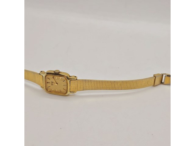 Seiko 2c20-5320 dameshorloge met goudkeurmerk - afbeelding 4 van  5