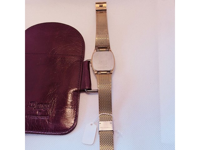 Seiko alba ''estate'' ovaal tank horloge met embossed wijzerplaat - afbeelding 3 van  9