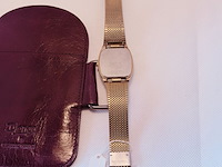 Seiko alba ''estate'' ovaal tank horloge met embossed wijzerplaat - afbeelding 3 van  9