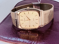Seiko alba ''estate'' ovaal tank horloge met embossed wijzerplaat - afbeelding 8 van  9