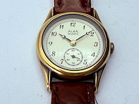Seiko alba v802-0020 dameshorloge met centrale seconde - afbeelding 2 van  7