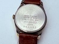 Seiko alba v802-0020 dameshorloge met centrale seconde - afbeelding 6 van  7