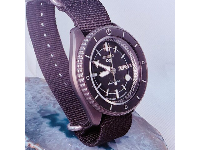 Seiko automatic herenhorloge ’special edition’ inclusief nato band - afbeelding 4 van  10