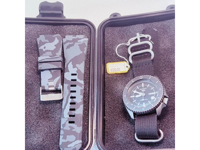 Seiko automatic herenhorloge ’special edition’ inclusief nato band - afbeelding 5 van  10