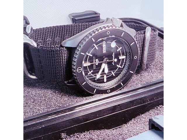 Seiko automatic herenhorloge ’special edition’ inclusief nato band - afbeelding 6 van  10