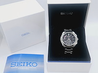 Seiko brightz solar radio wave controlled worldtimer herenhorloge - afbeelding 3 van  10