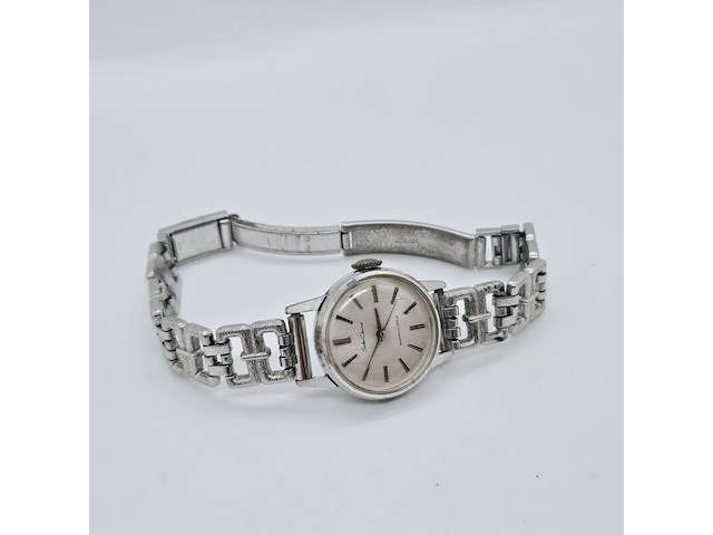 Seiko chorus witgoud verguld dameshorloge, horloge loopt niet - afbeelding 5 van  6