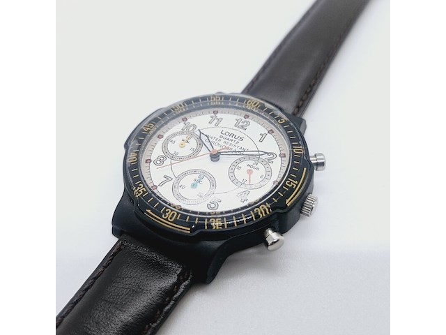 Seiko company lorus - vintage militaire chronograaf - afbeelding 3 van  5