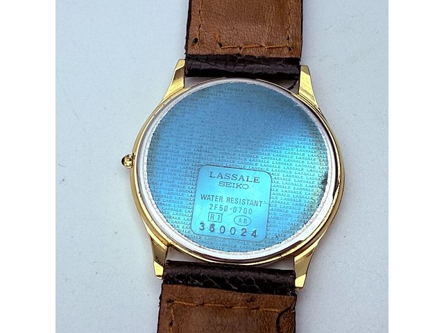 Seiko lassale 2f50-0700 dresswatch - afbeelding 7 van  8