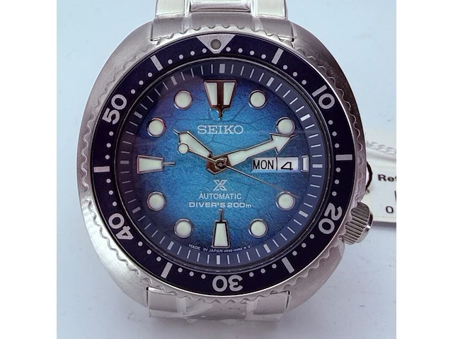 Seiko prospex 'king turtle' padi automatic diver's horloge - afbeelding 6 van  13