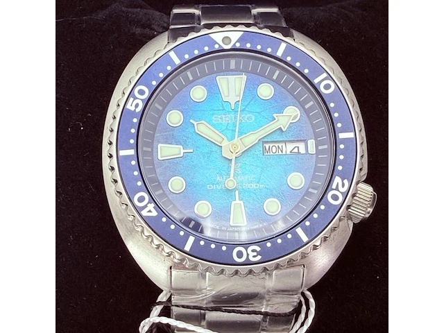 Seiko prospex 'king turtle' padi automatic diver's horloge - afbeelding 7 van  13