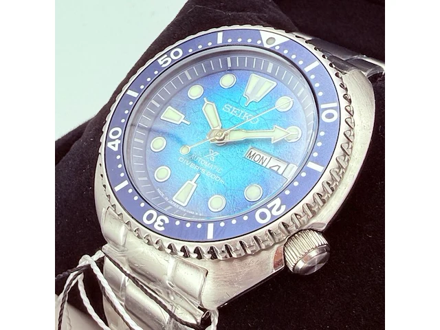 Seiko prospex 'king turtle' padi automatic diver's horloge - afbeelding 8 van  13
