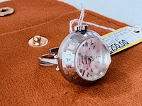 Seiko ring horloge - witgoud keurmerk - werkend getest - afbeelding 2 van  6